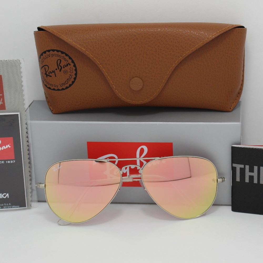 RAY-BAN RB 3025  019/Z2  COPPER FLASH MATTE SILVER